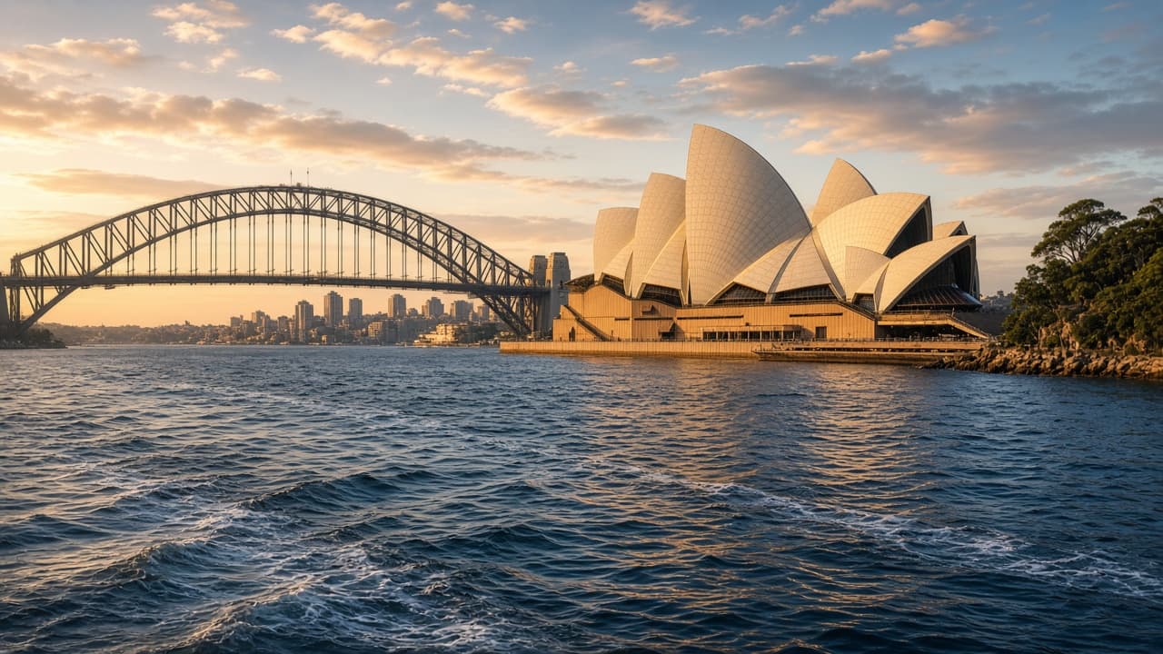 Australian destinations, mapped as weeks